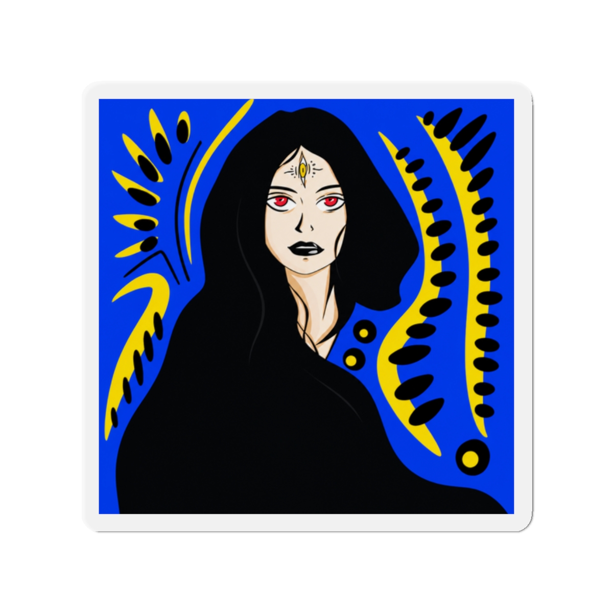 future watch ecopop in gold star woman art Magnet | Witch Watch
