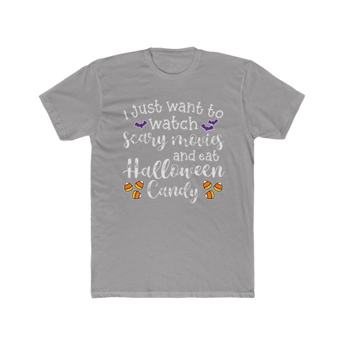 I Just Want To Watch Scary Movies and Eat Halloween Candy Cute Funny Long Sleeve T Shirt | Witch Watch