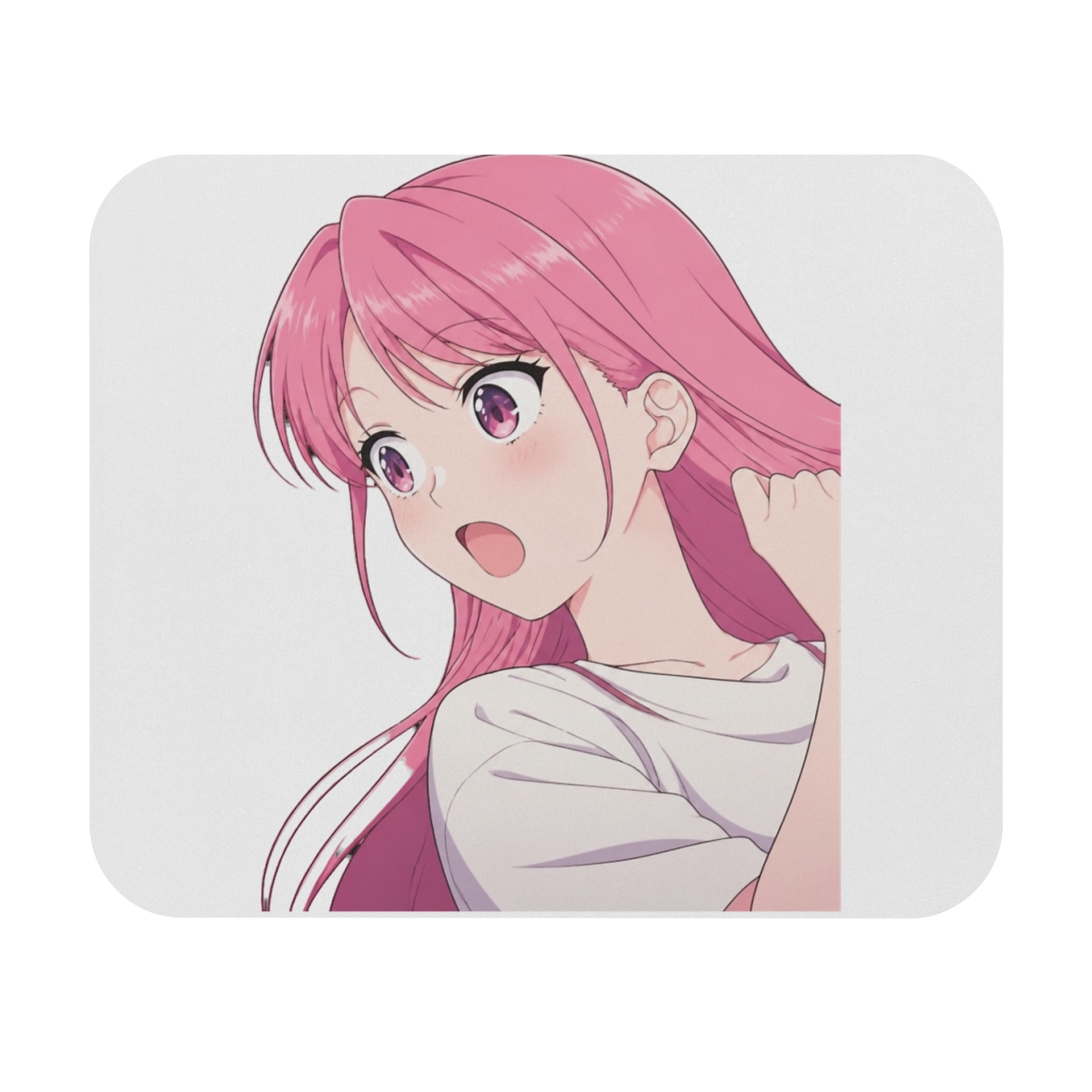 Nico Pink Hair Wink Witch Watch Desk Accessories