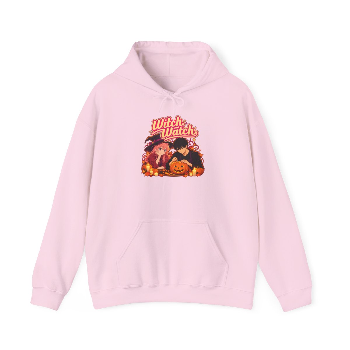 Witch Watch Retro Halloween Cats Pumpkin Hoodie | Witch Watch Anime - alternate angle 4, merchandise